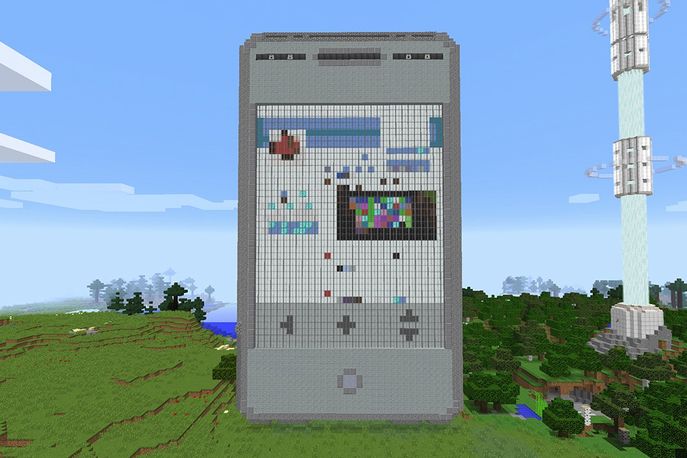 Verizon communications network within Minecraft, Global